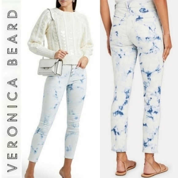 Veronica Beard Denim - Veronica Beard | Debbie High Rise Tye-Dye Skinny Jeans Size 27 or 4